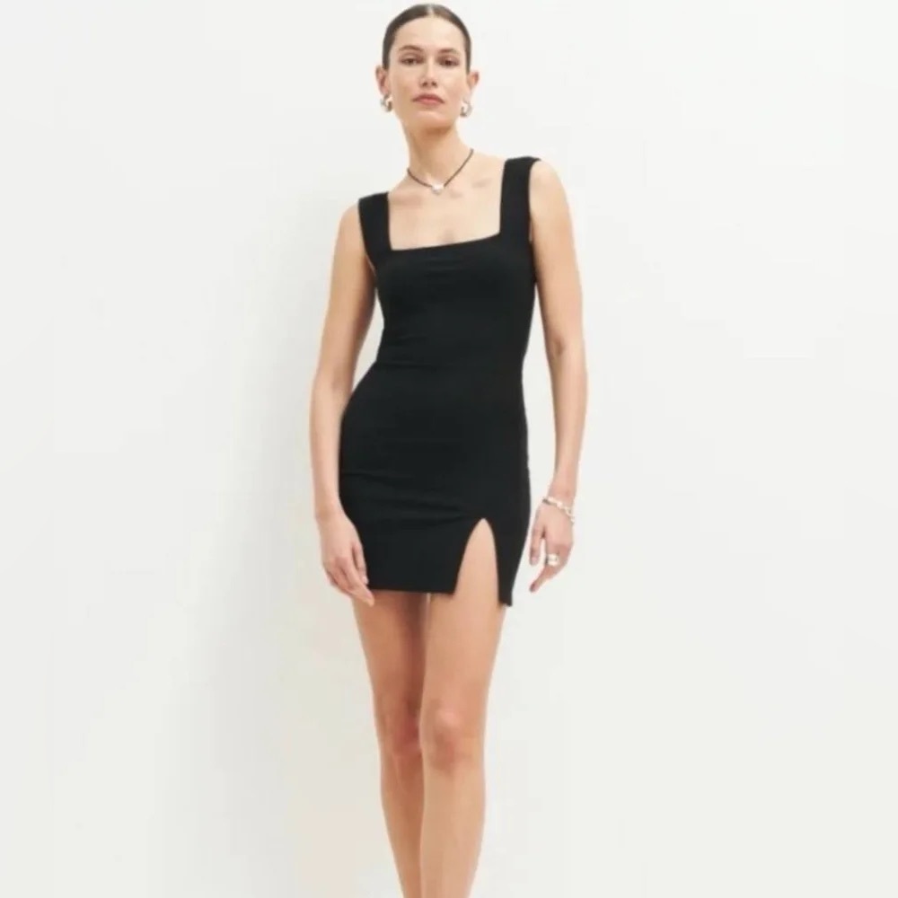 Reformation Laurena Dress - Black (NWT)